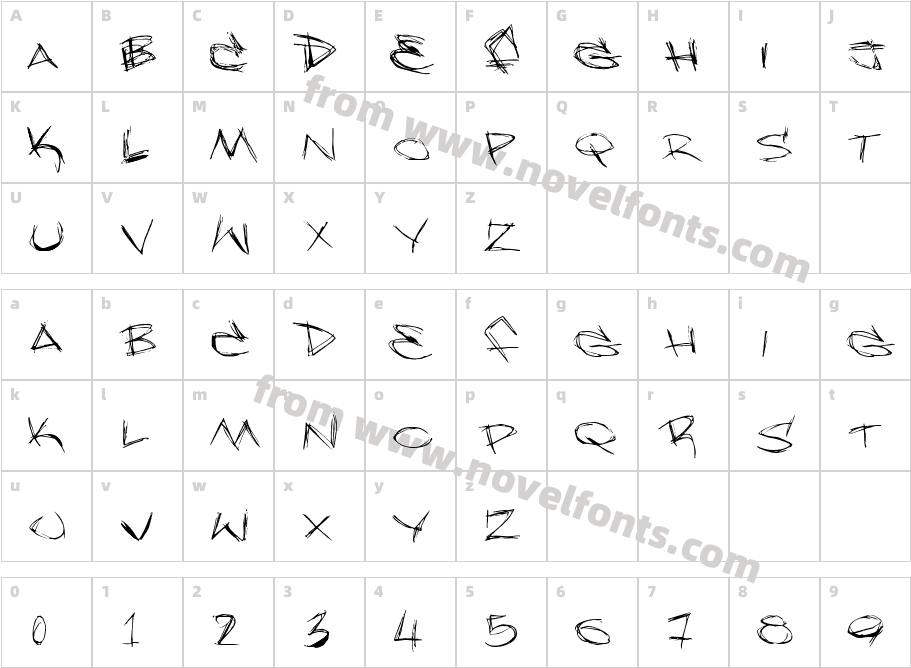 Slammer tagCharacter Map