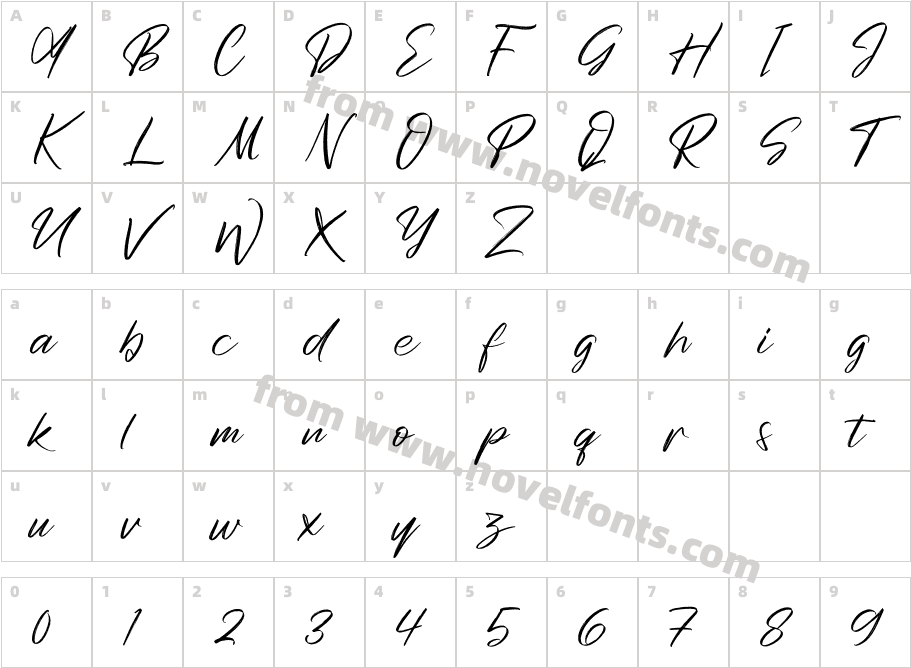 Denjuroo kantheCharacter Map