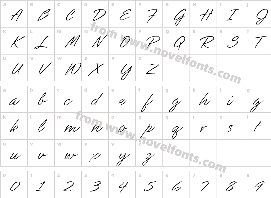 SlashHmkCharacter Map