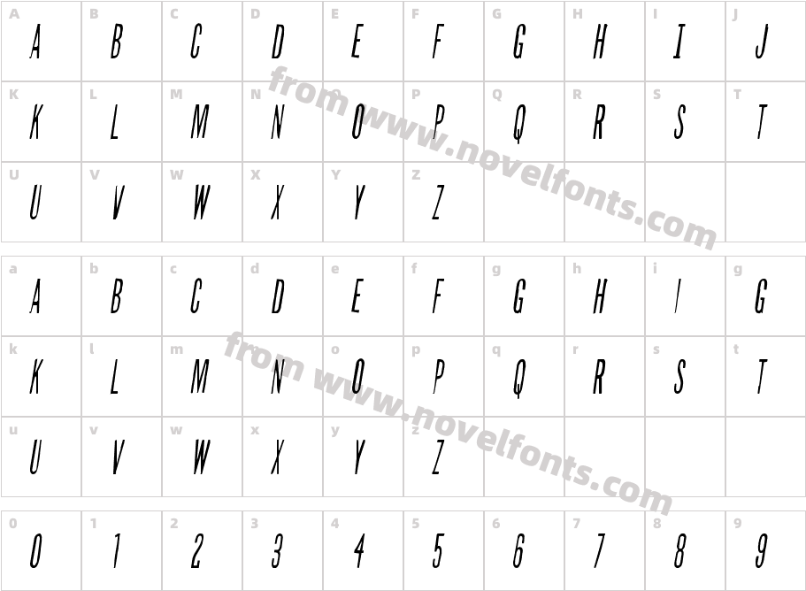 Slasher Film Rough Cond SemiItCharacter Map