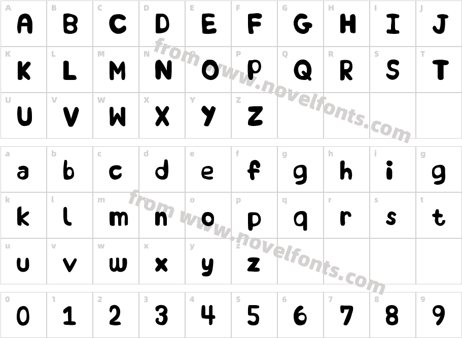 Slime BoxCharacter Map