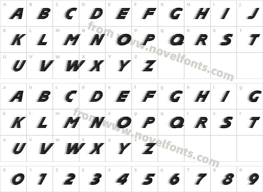 SlipstreamCharacter Map