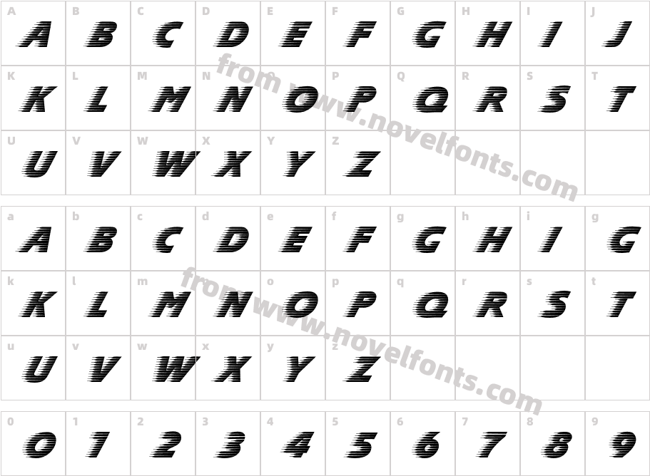 SlipstreamEFCharacter Map