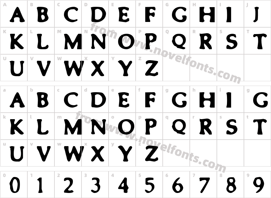 SmearedCharacter Map