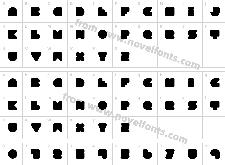 SmoothtasticnessCharacter Map