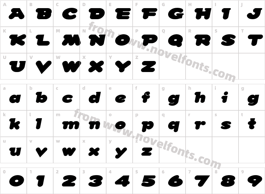 SnowDreamCharacter Map