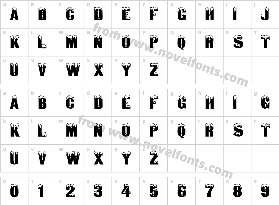 SnowtopCapsCharacter Map