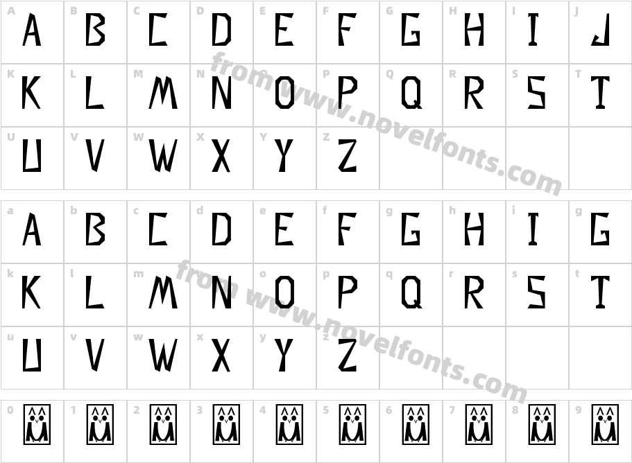 DescuadradoCharacter Map