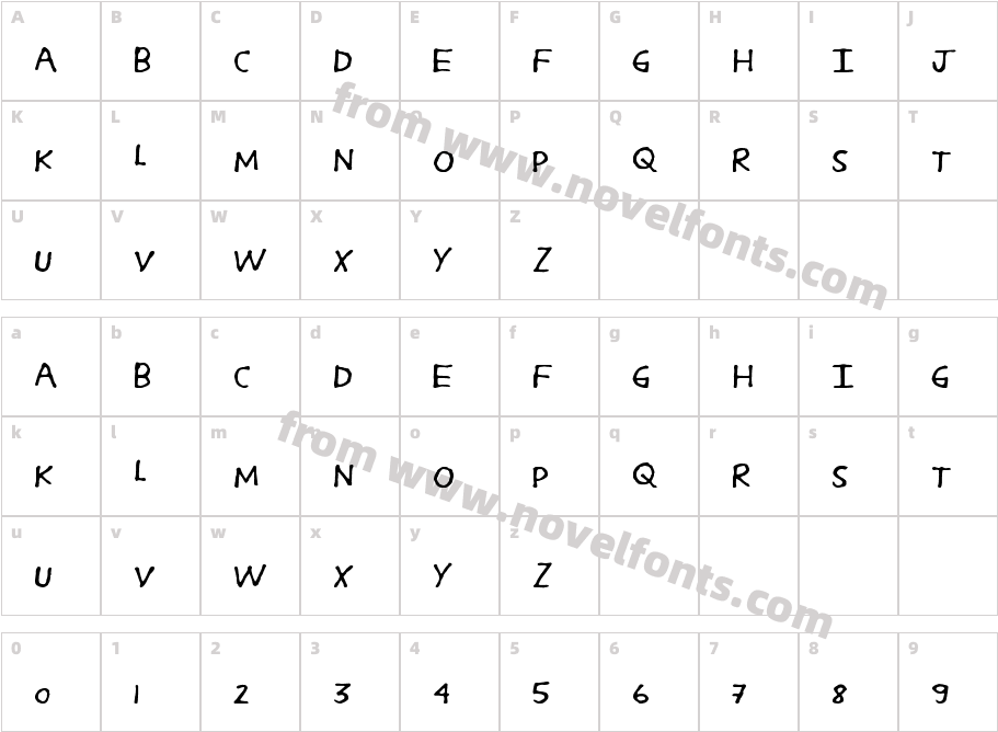 SodaCrackCharacter Map