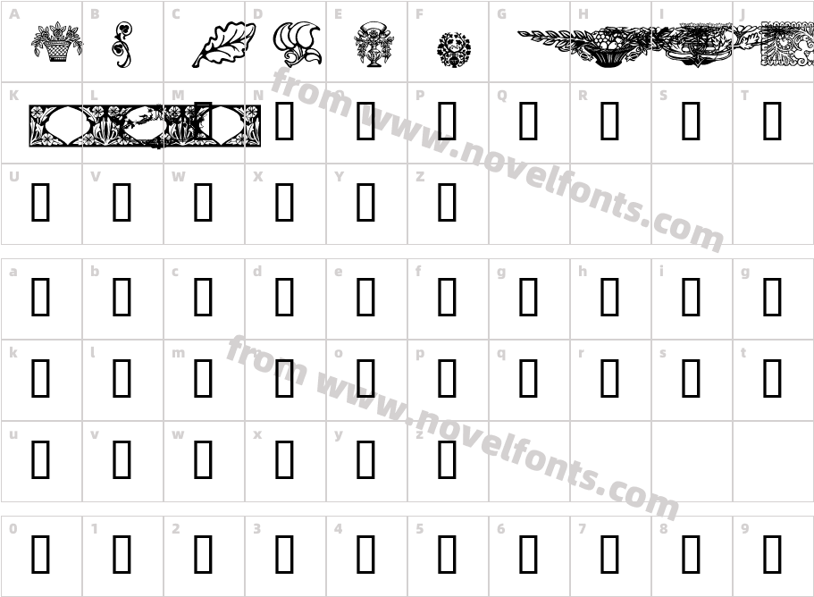 Design 6Character Map