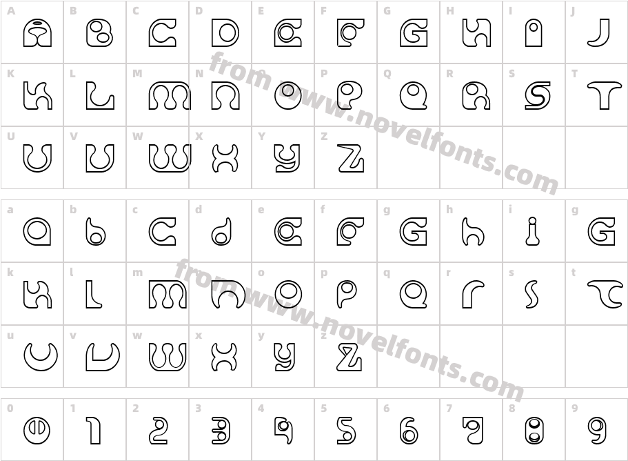 Solange seethroughCharacter Map