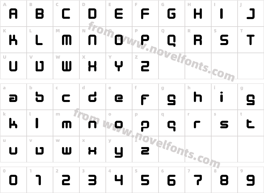 Designer BlockCharacter Map