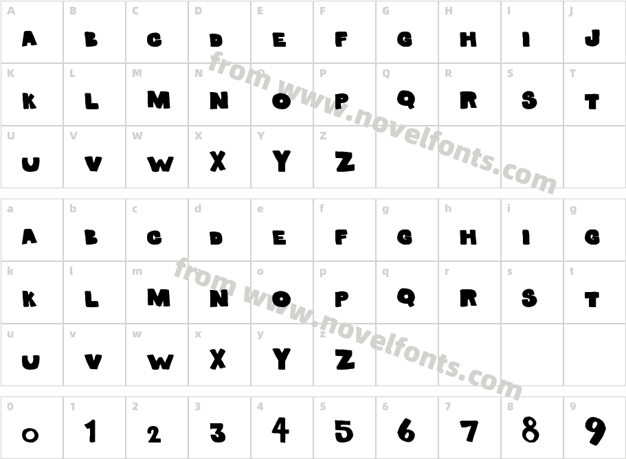 SolidMarkerCharacter Map