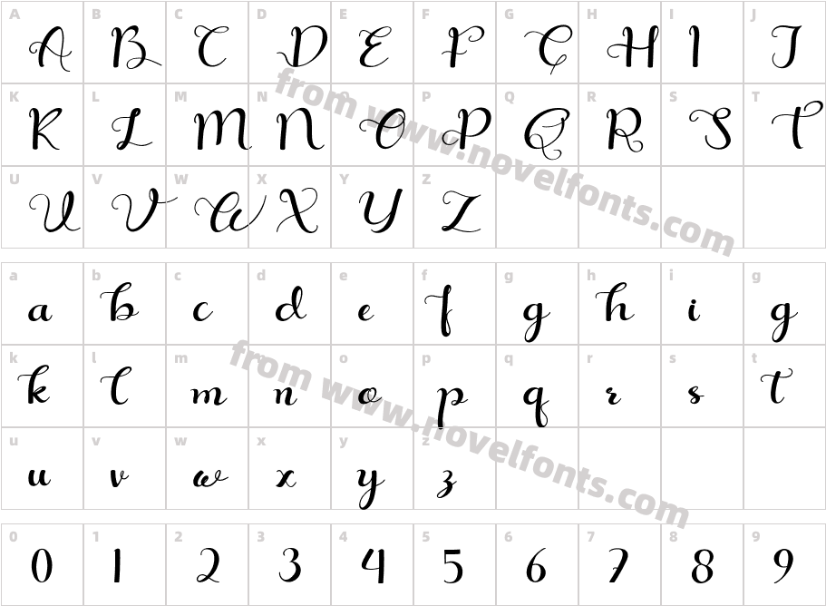 SolwhiteCharacter Map