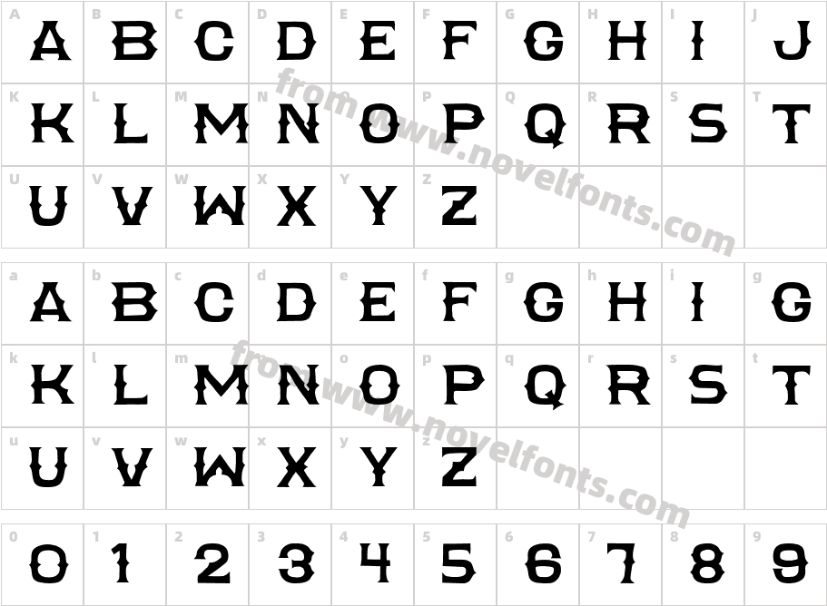 SombraCharacter Map