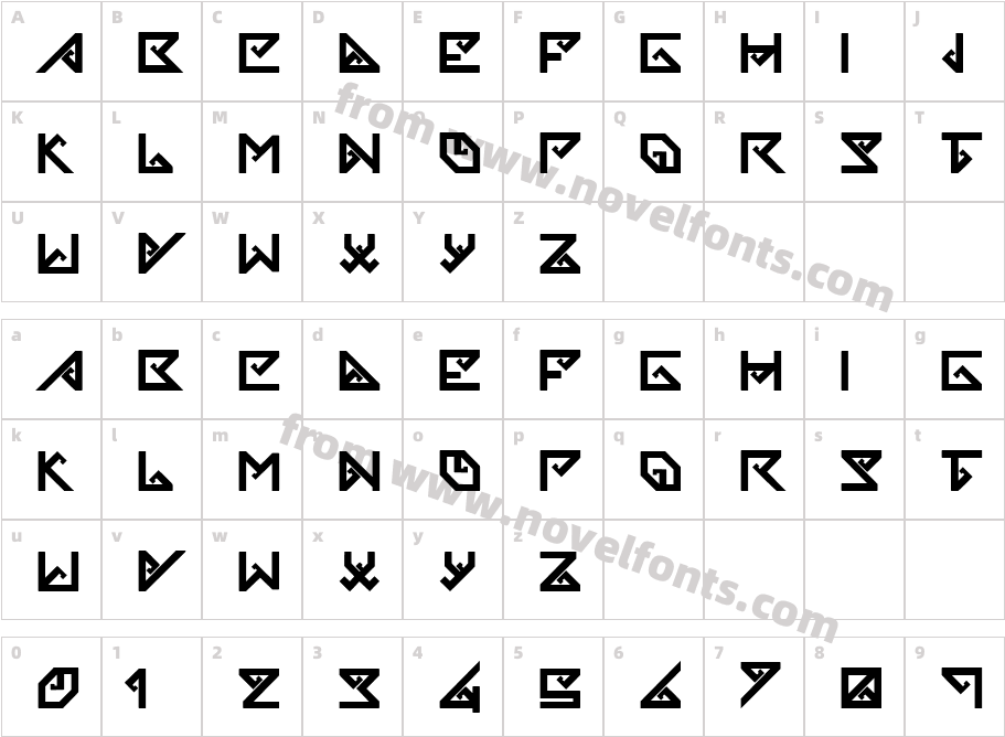 Songket MinangCharacter Map