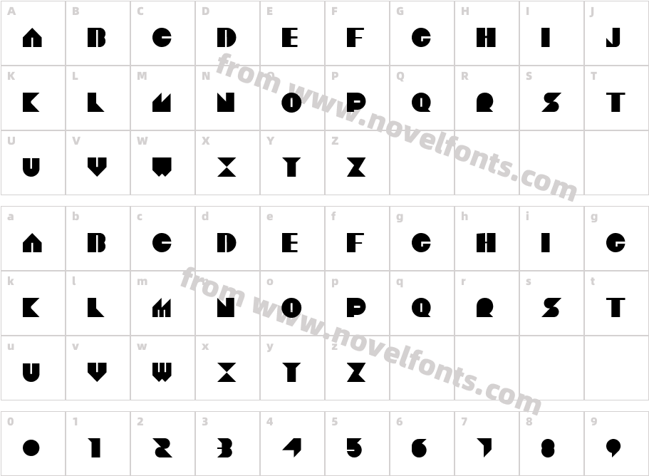 SonixCharacter Map