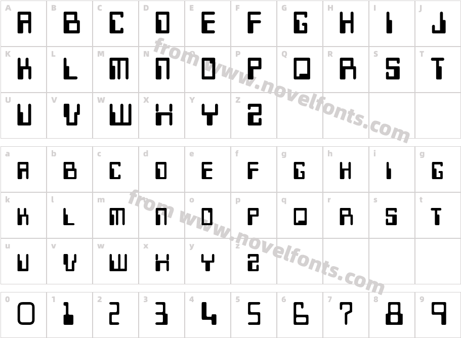 DesotoCharacter Map