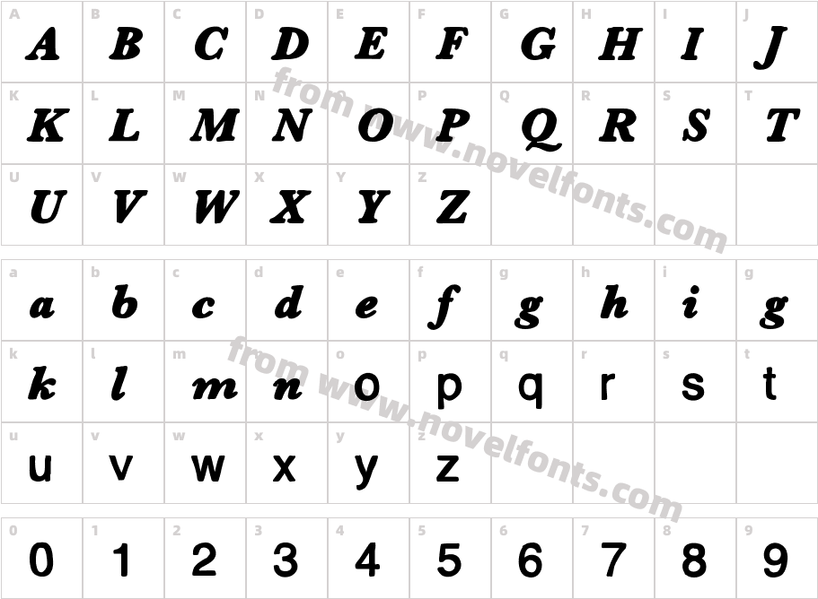 Dessin123Character Map