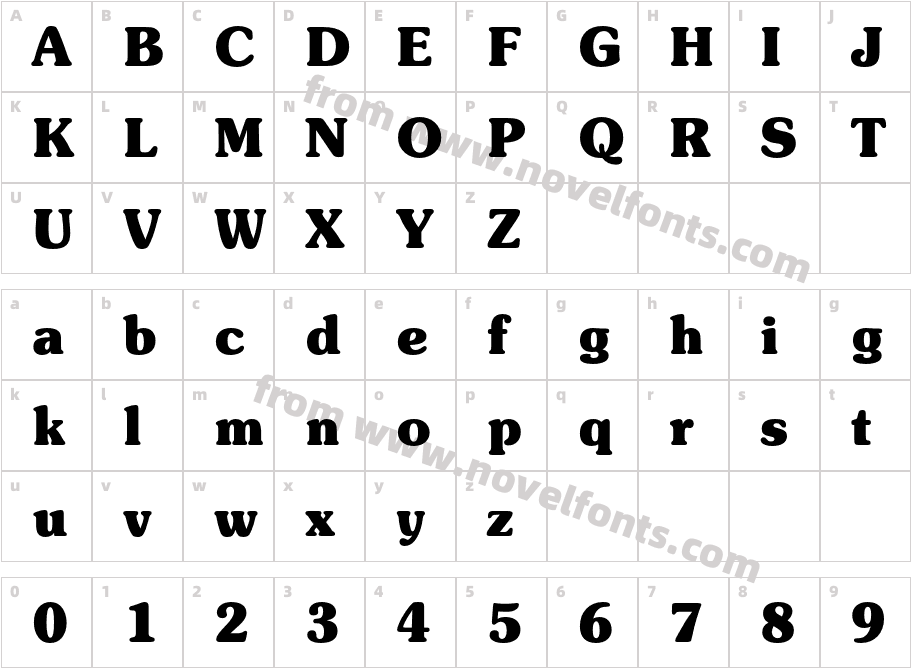 SouvenirITCbyBT-BoldCharacter Map