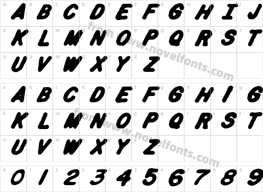 Spa Fon!Character Map