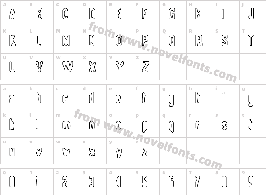 Space-ship 354Character Map