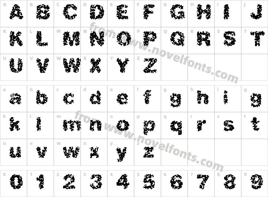 Spastic BRKCharacter Map