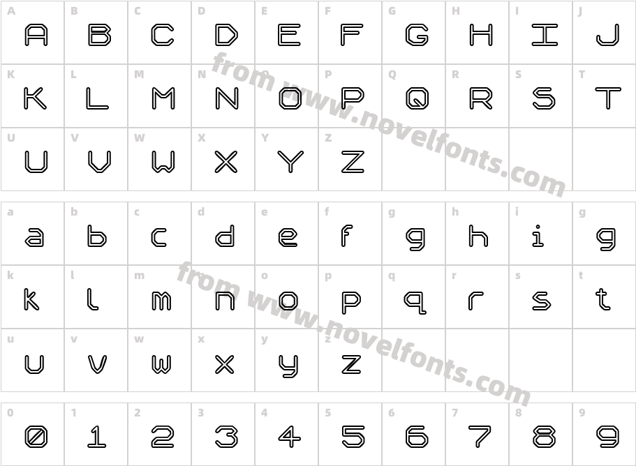 Speculum OutlineCharacter Map