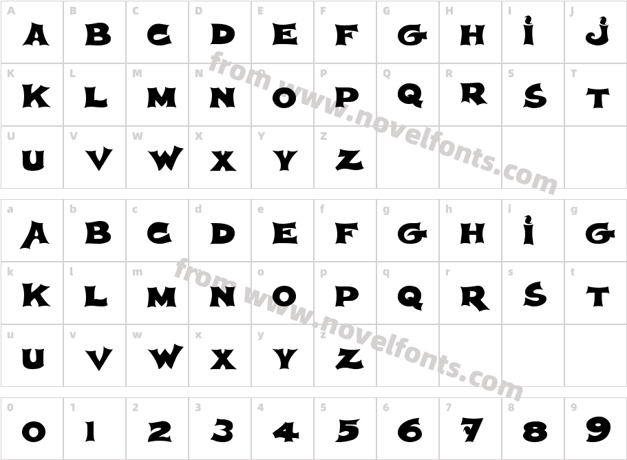 SpherismCharacter Map