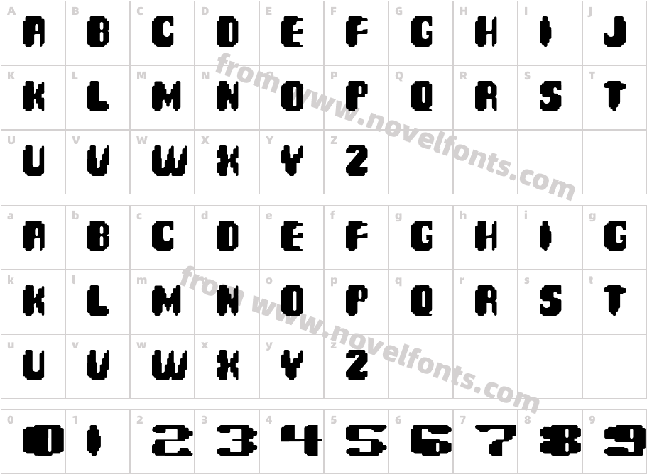 SpinnerCharacter Map