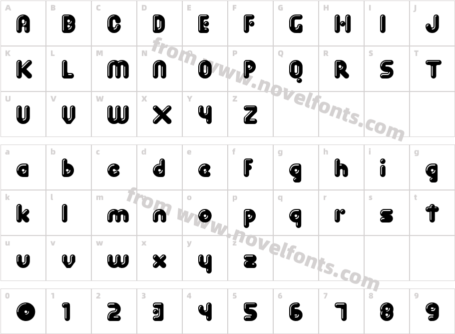 Spit ShineCharacter Map