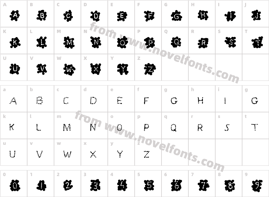 SplashBlobsnDotsCharacter Map