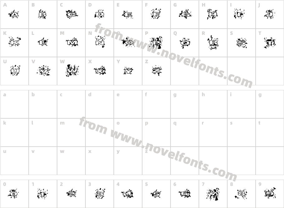 SplatishCharacter Map