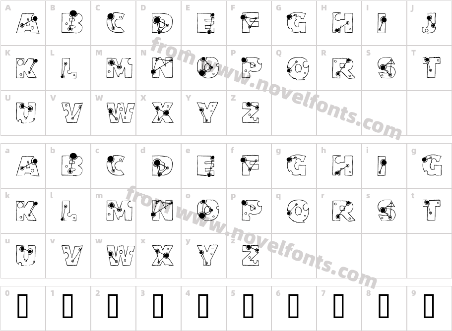 SplittheAtom-RegularCharacter Map