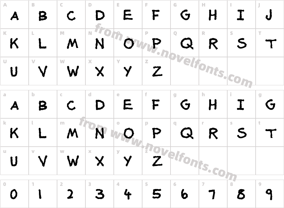 SplotchCharacter Map