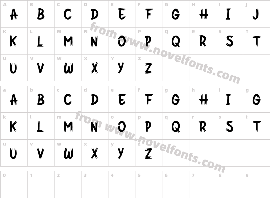 Spooky HollowCharacter Map