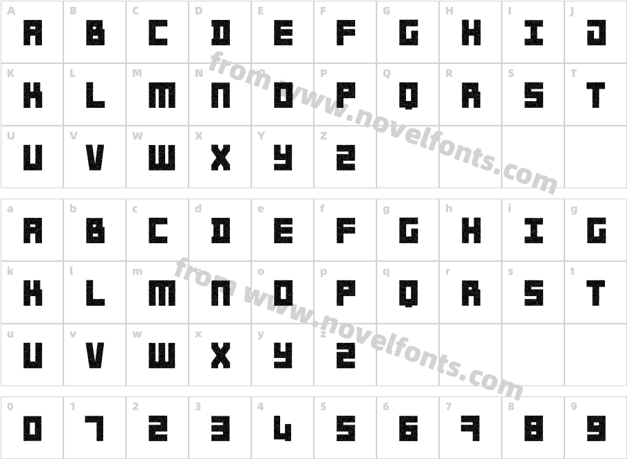 SpoutnikCharacter Map