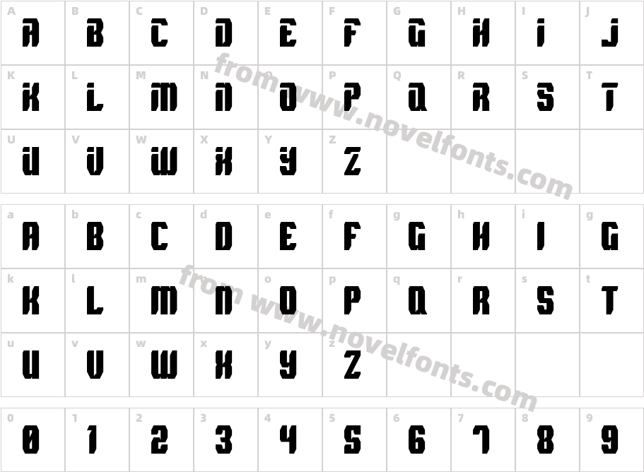 SpyhCharacter Map