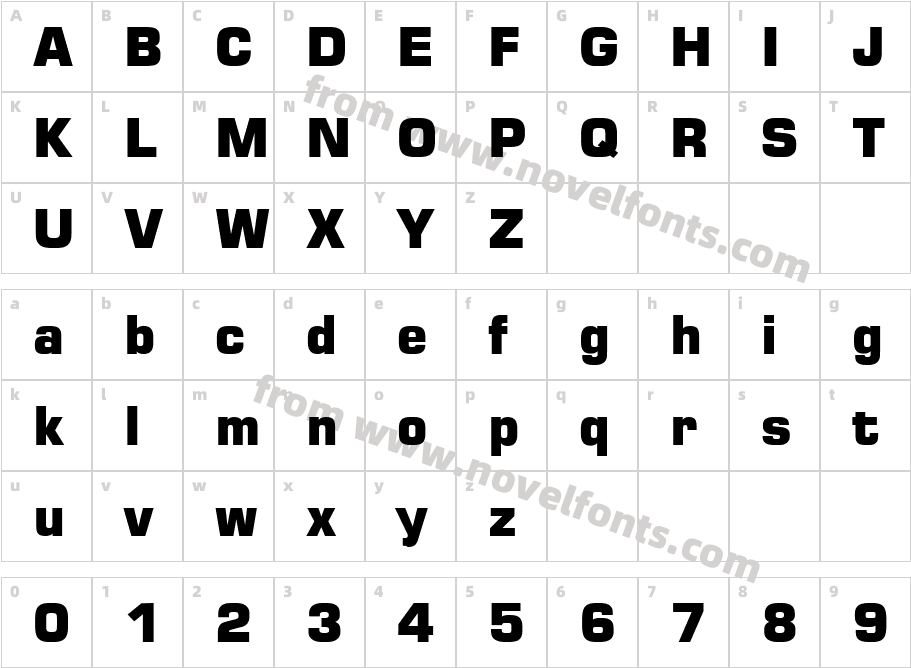 Square721 Blk NormalCharacter Map