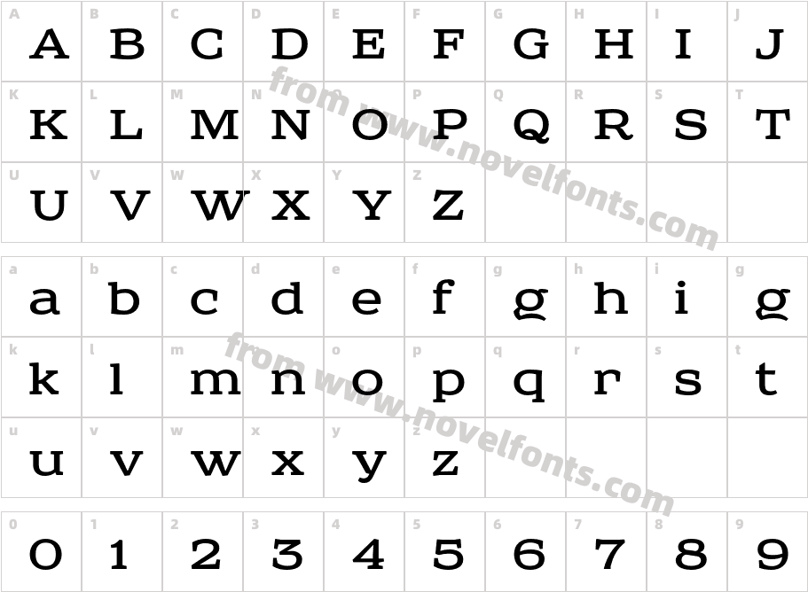 SredaCharacter Map