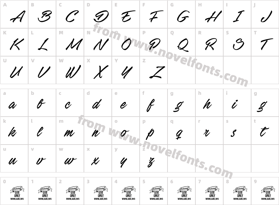 Stackyard PERSONAL USECharacter Map