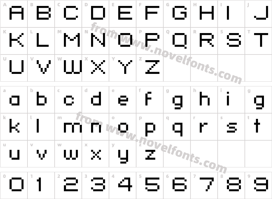 Standard0751Character Map