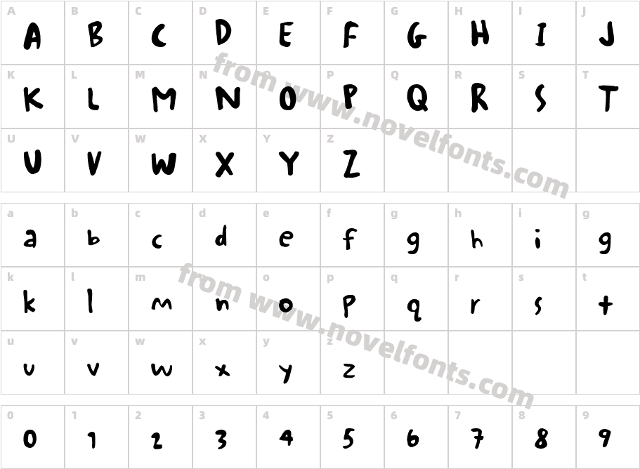 StantonICGCharacter Map
