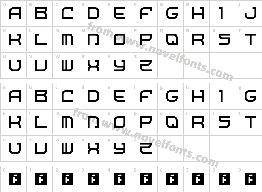 Starship One RegularCharacter Map