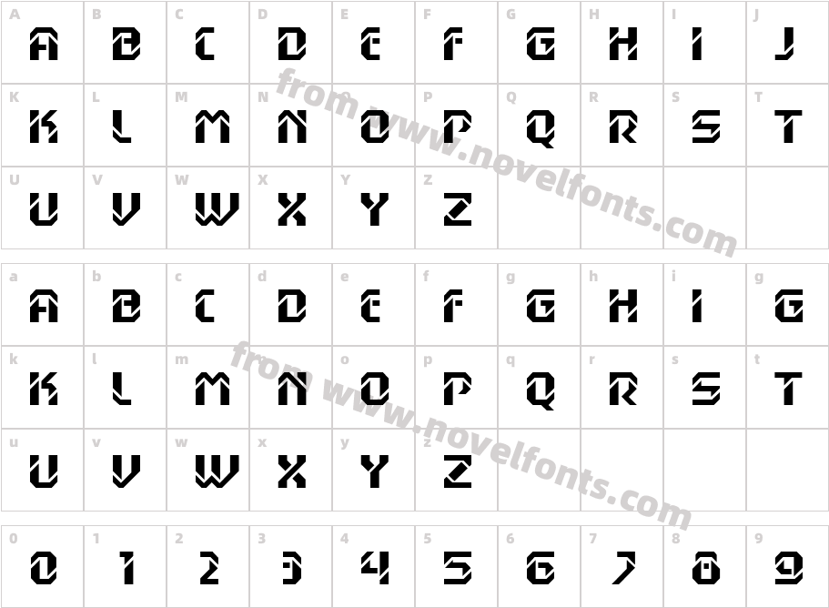 DexGothicDCharacter Map