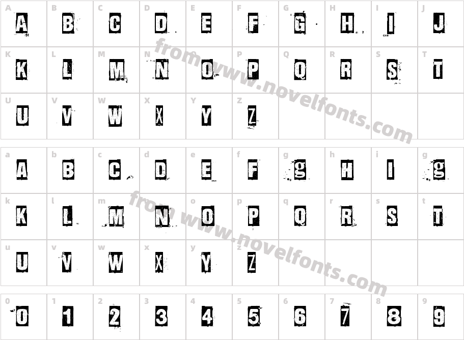 Dharma PunkCharacter Map