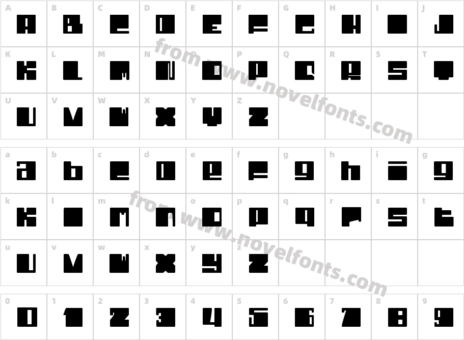 Dhe CruncyCharacter Map