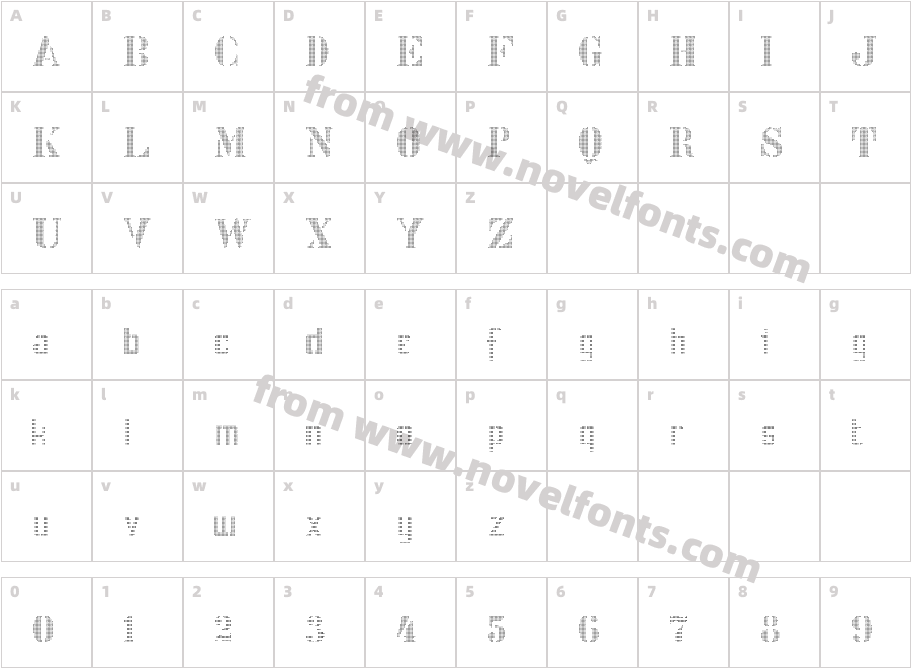 StencixCharacter Map