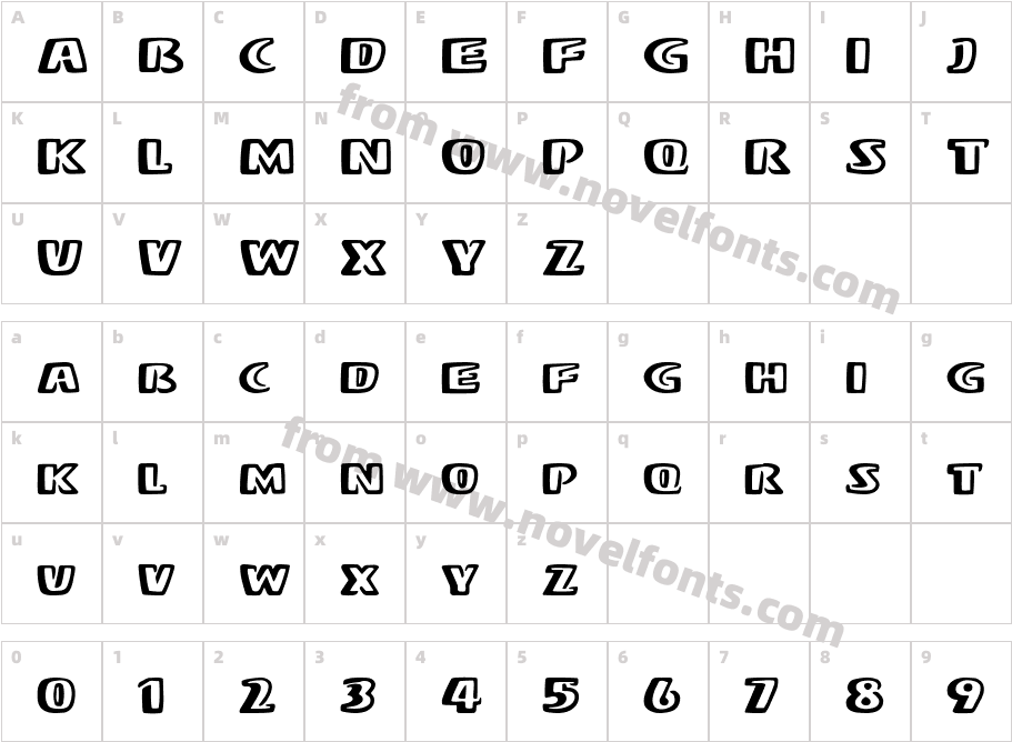 Stereo MFCharacter Map