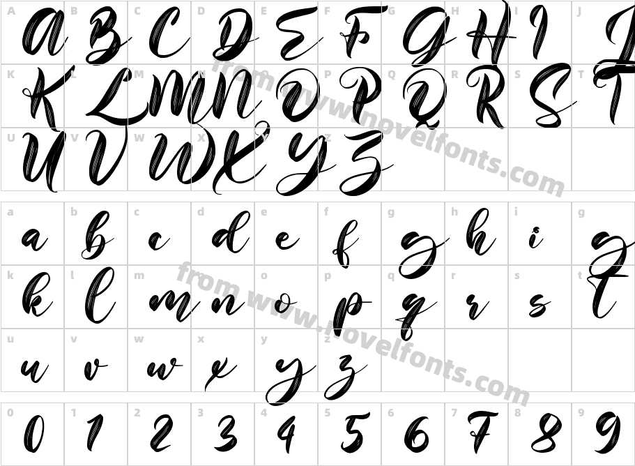 Still Sunshine - Personal UseCharacter Map